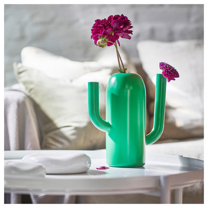 Green Cactus Vase/Watering Can