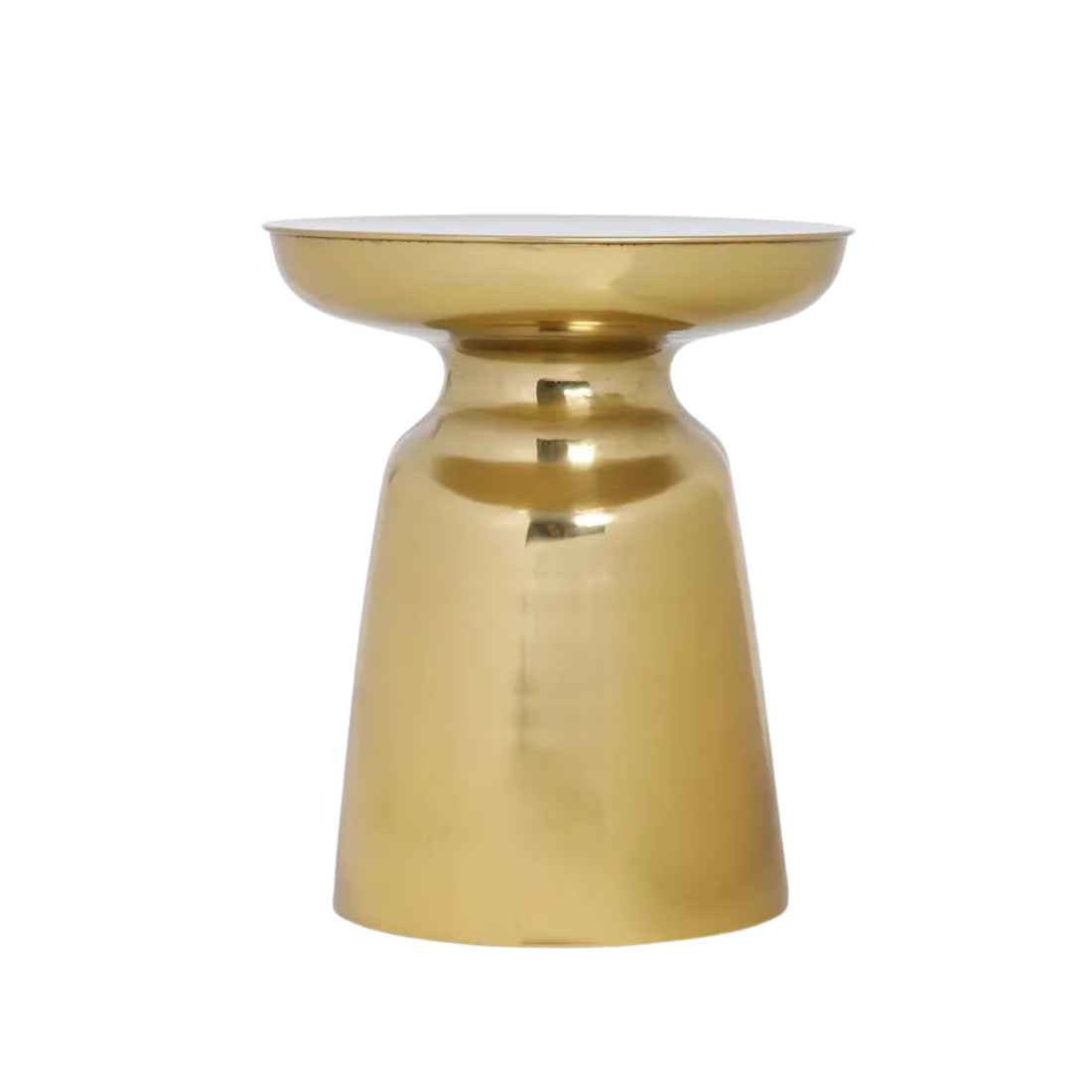 Brass End Table