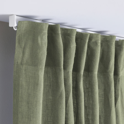 Linen Olive Green Curtains