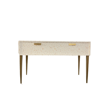 Faux Terrazzo Console