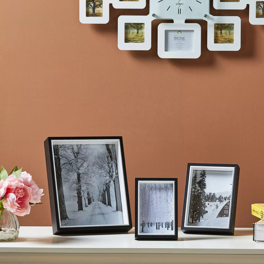 Black 3 Piece Photo Frame Set