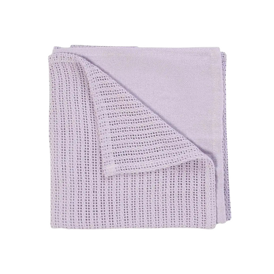 Lavender Mesh Baby Blanket