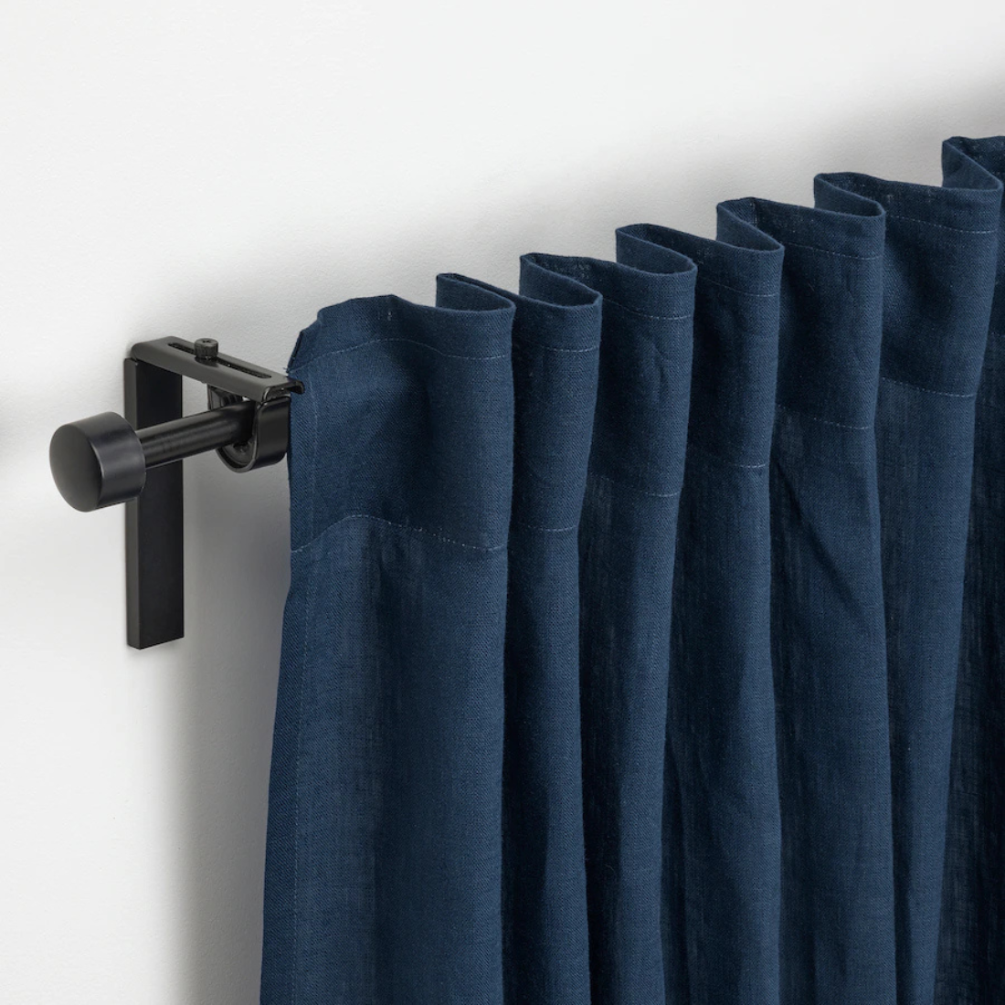 Blue Linen Curtains