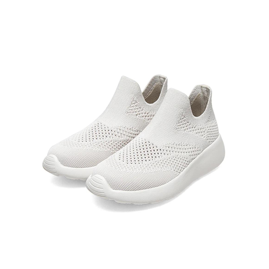 White Slip On Lightweight Shoes