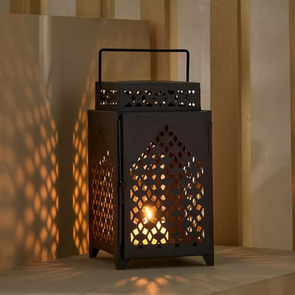Black Cubic Lanterns