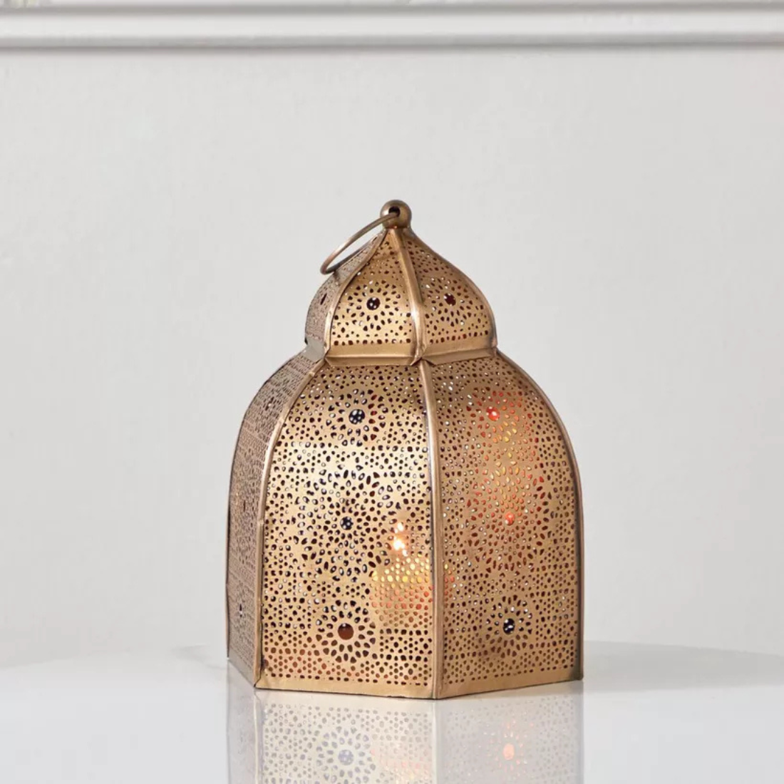Antique Brass Round Lanterns