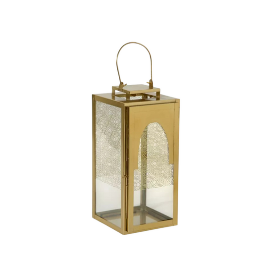 Gold Mirage Clear Lantern
