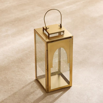 Gold Mirage Clear Lantern