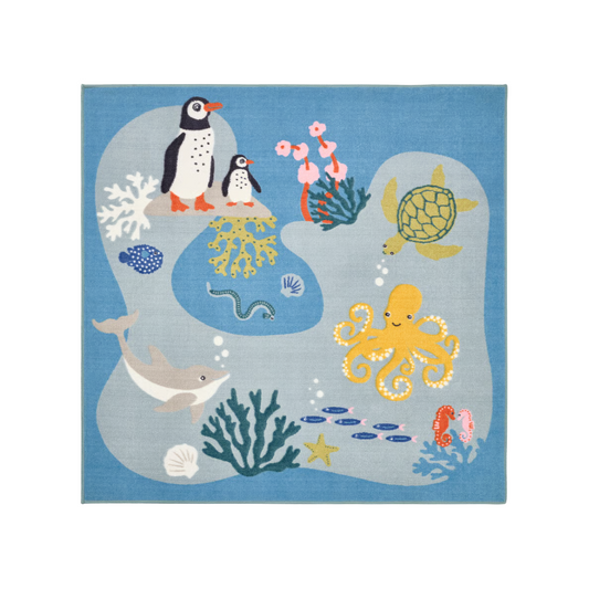 Ocean Animals Play Rug