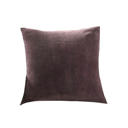 Deep Purple Velvet Cushion