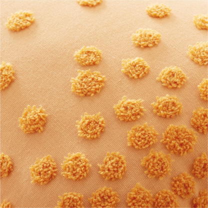 Orange PomPom Cushion