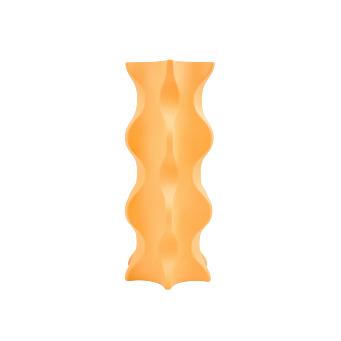 Orange Pillar Vase