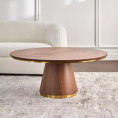 Wooden Round Coffee Table