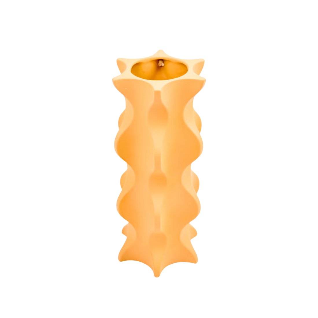 Orange Pillar Vase