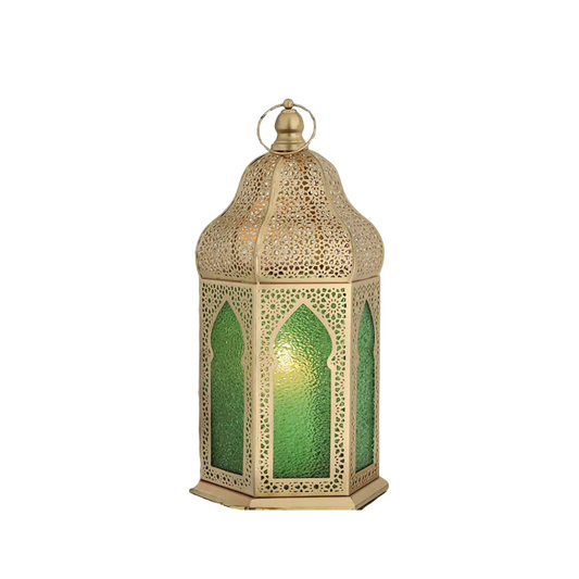 Green Glass Lantern