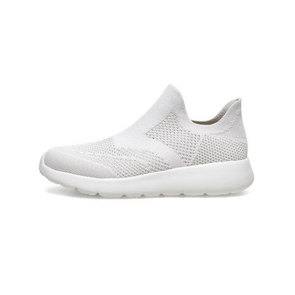 White Slip On Lightweight Shoes