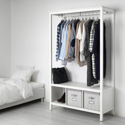 White Open Wardrobe Cabinet