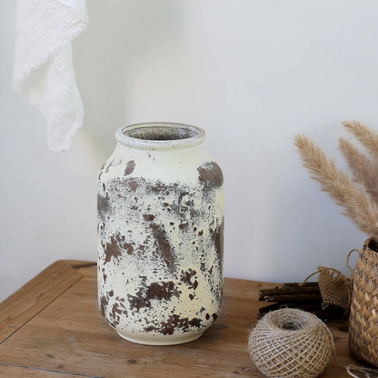 Rustic Farmhouse Ceramic Vase