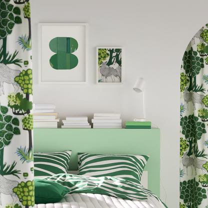 Green Abstract Framed Artwork