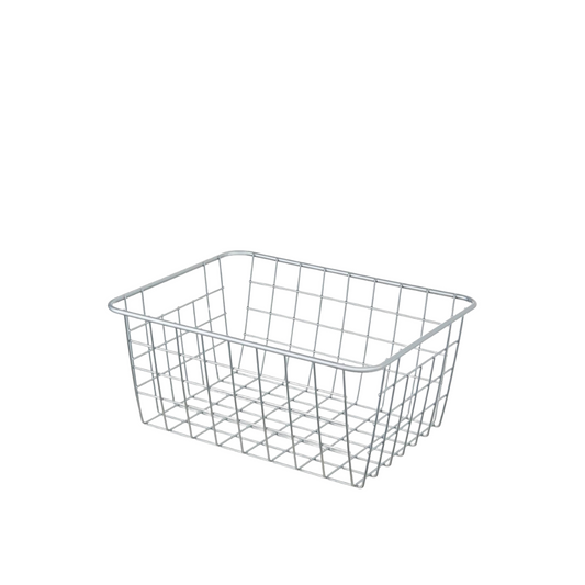 Rectangular Silver Basket