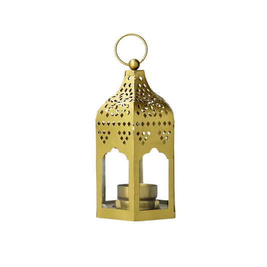 Gold Table Lantern