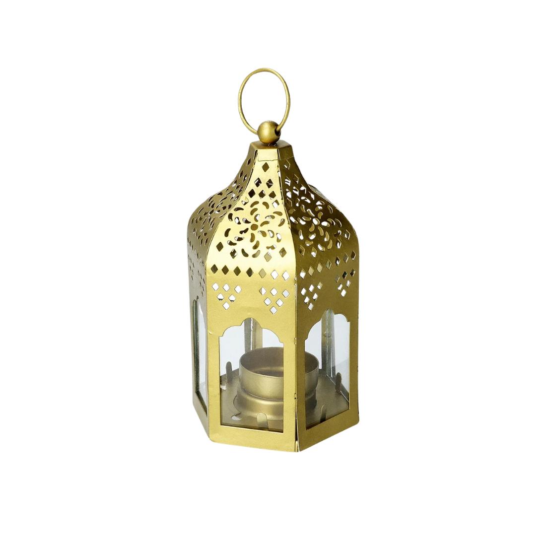 Gold Table Lantern