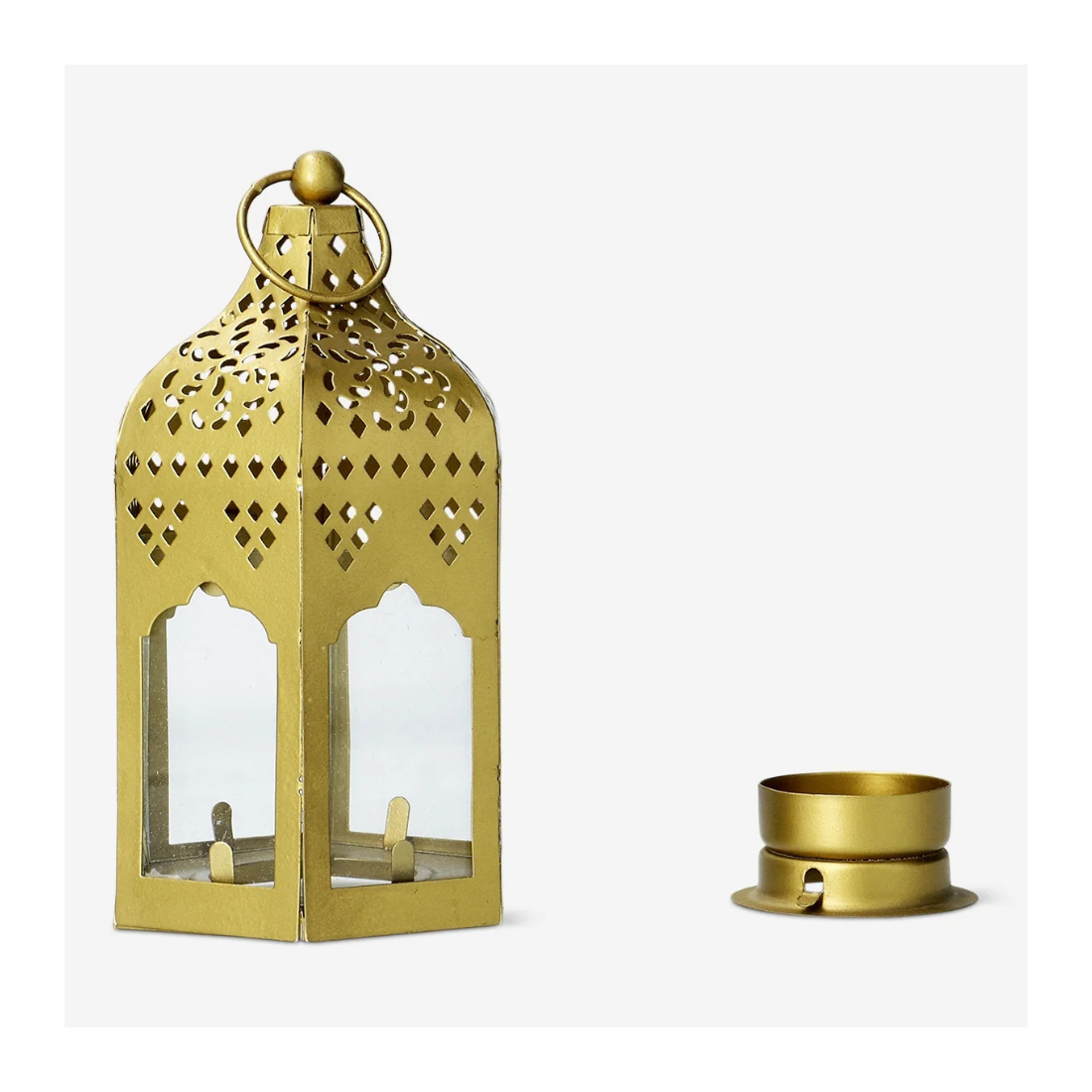 Gold Table Lantern