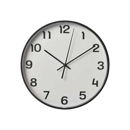 Black/White Wall Clock