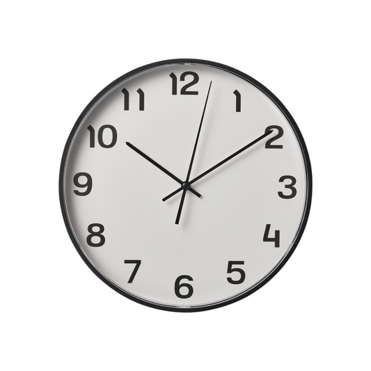 Black/White Wall Clock