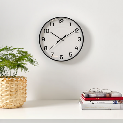 Black/White Wall Clock