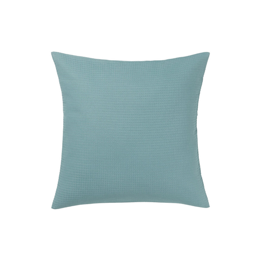 Teal Waffle Cushion Cover