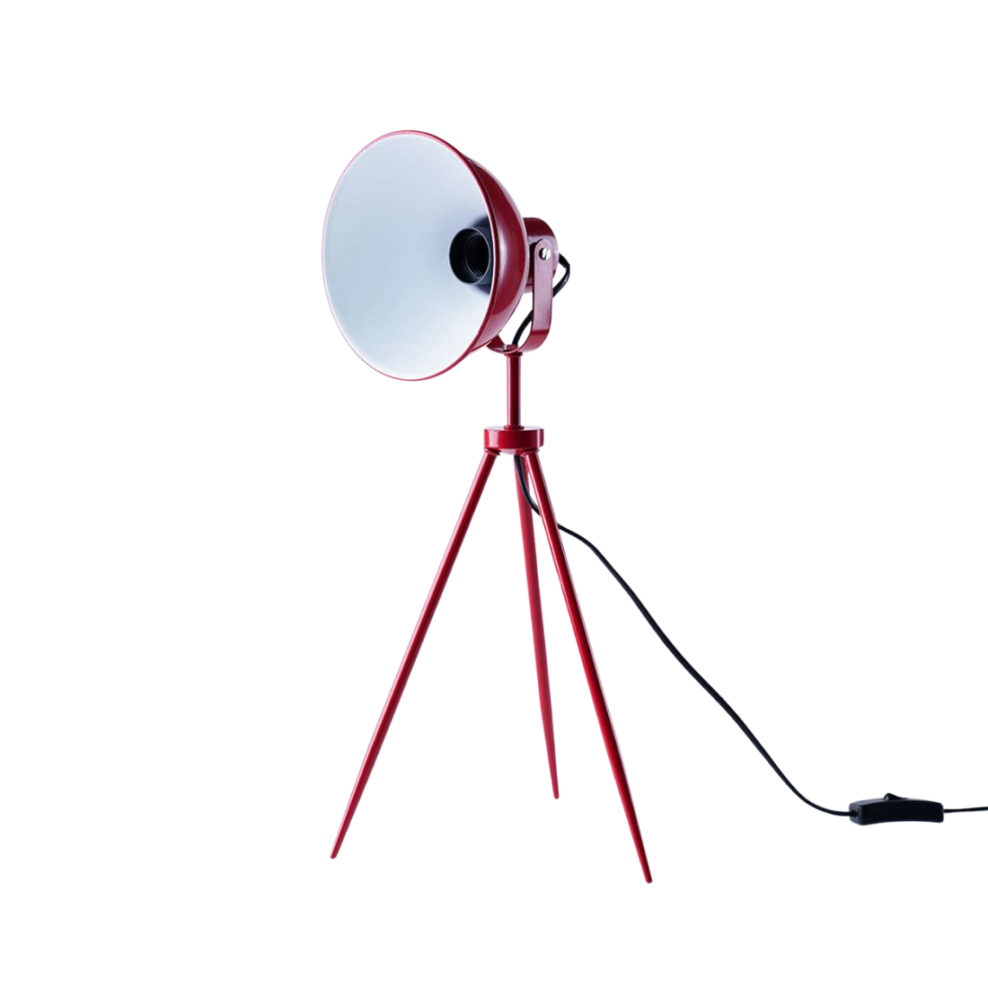 Red Tripod Table Lamp