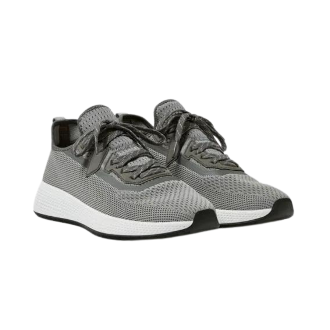 Grey Mesh Trainers