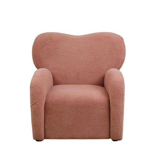 Dusty Pink Retro Accent Chair