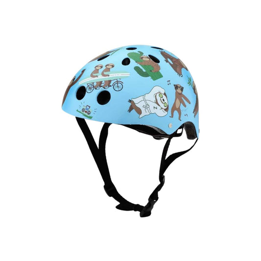 Blue Sloth Printed Helmet