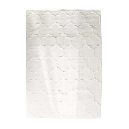 Off White Sienna Textured Rug