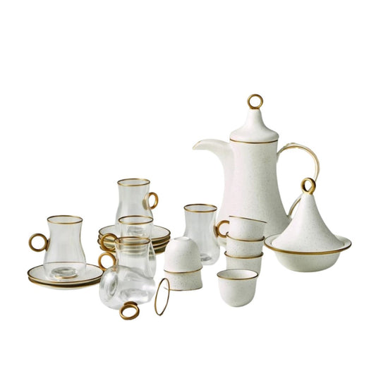 20-Piece Ceramic Tea Set