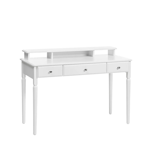 White Dressing Table with Drawers