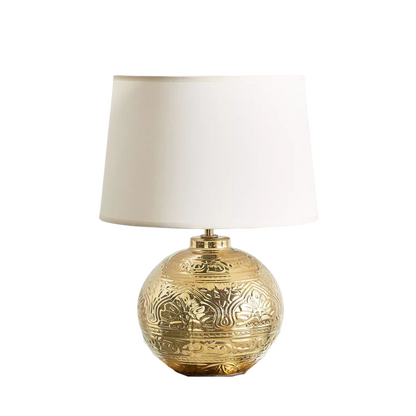 Gold Embossed Table Lamp