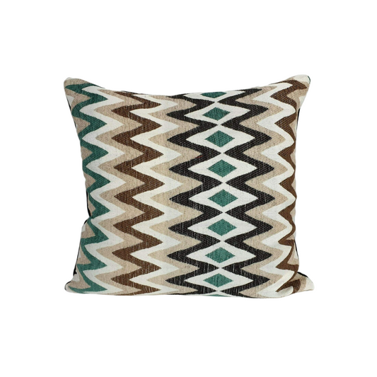 Missoni-like Woven Cushion