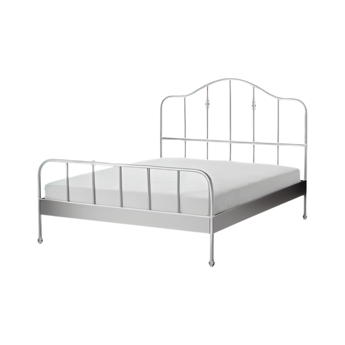 Silver Twin Size Bed Frame (160 x 200 cm)