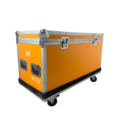 Orange Heavy Duty Case on Wheels