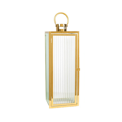 Rippled Glass Lantern