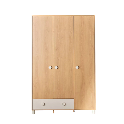 Children's 3 Door Oak Wardrobe