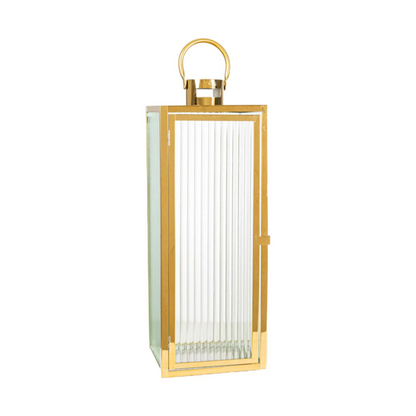Rippled Glass Lantern