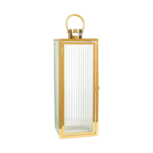 Rippled Glass Lantern