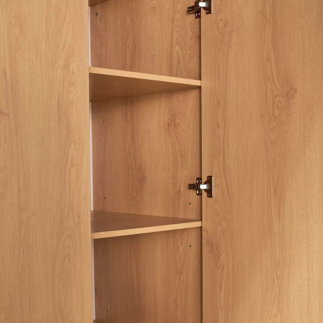 Children's 3 Door Oak Wardrobe