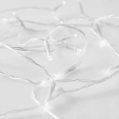 30 White Fairy Battery Operated String Lights