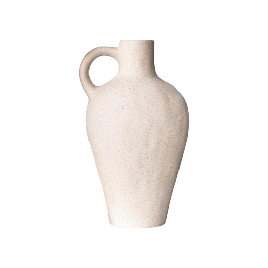 Antique Ceramic Vase with Handle