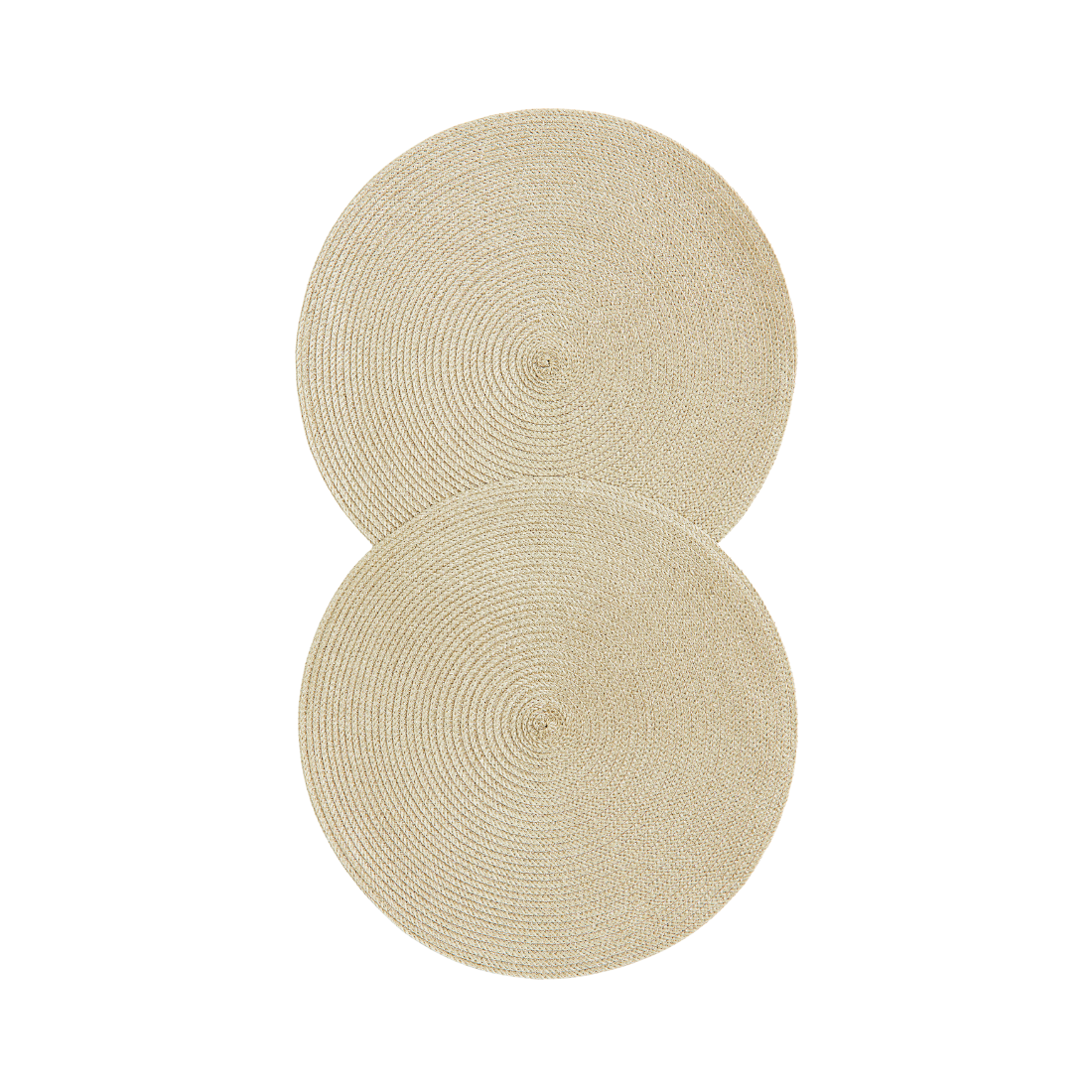 Natural Shimmer Round Placemat